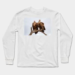 Vulture Couple Watching Out for a Meal 2 - Krüger National Park Long Sleeve T-Shirt